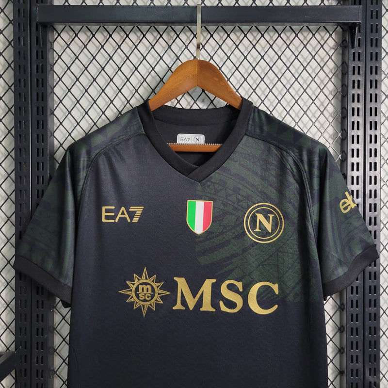 Camisa Napoli Away 23/24 EA7 Torcedor Masculina - Lançamento