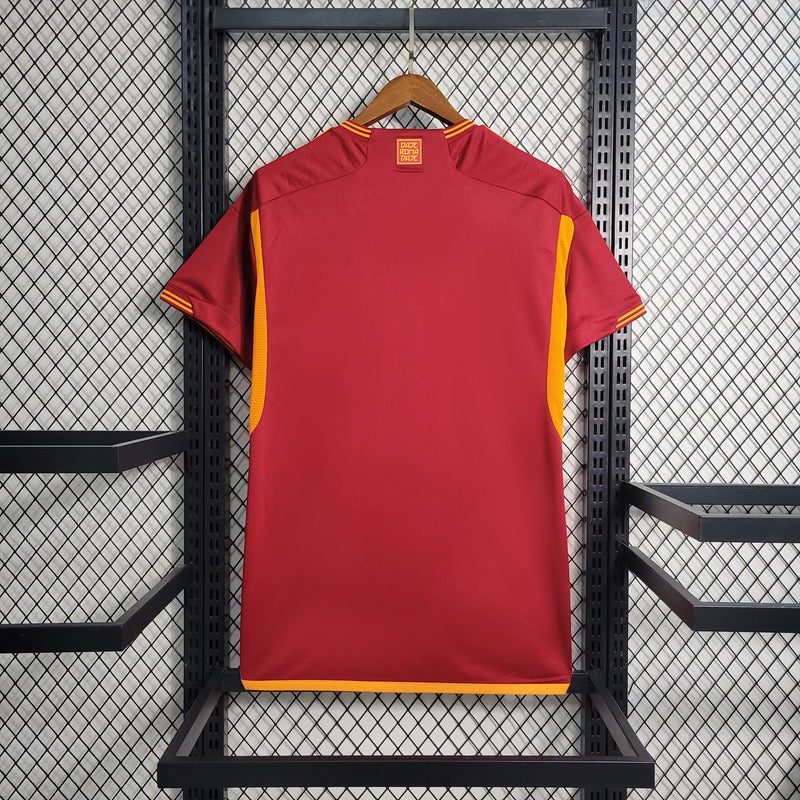 Camisa Roma Home 23/24 - Adidas Torcedor Masculina - Lançamento