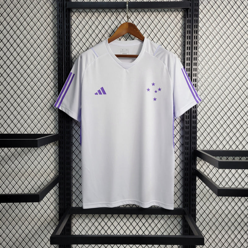 Camisa Cruzeiro Treino 23/24 - Adidas Torcedor Masculina - Branca